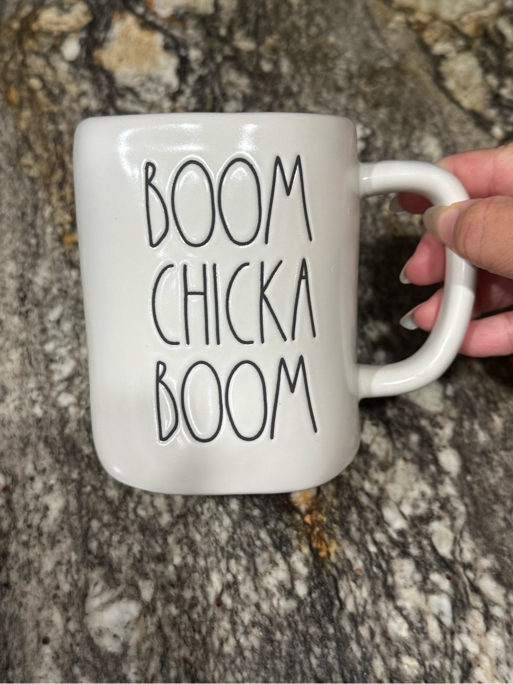 New Rae Dunn BOOM CHICKA BOOM Coffee Mug